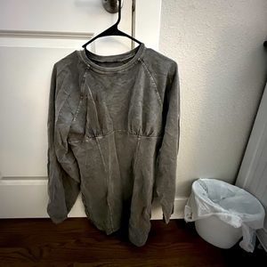 Size 4 small mini nasty gal charcoal long sleeve dress. Worn once.